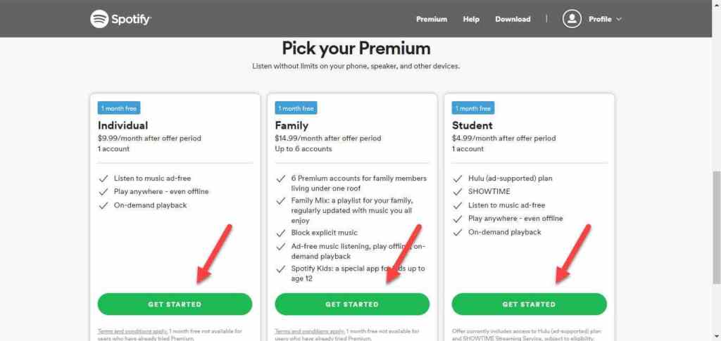 How to get free spotify premium account